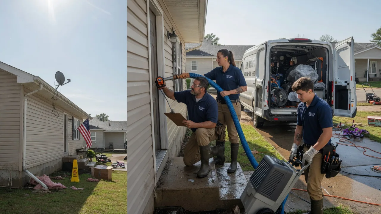 Ceiling Water Damage Restoration in Wolflake, IN near me